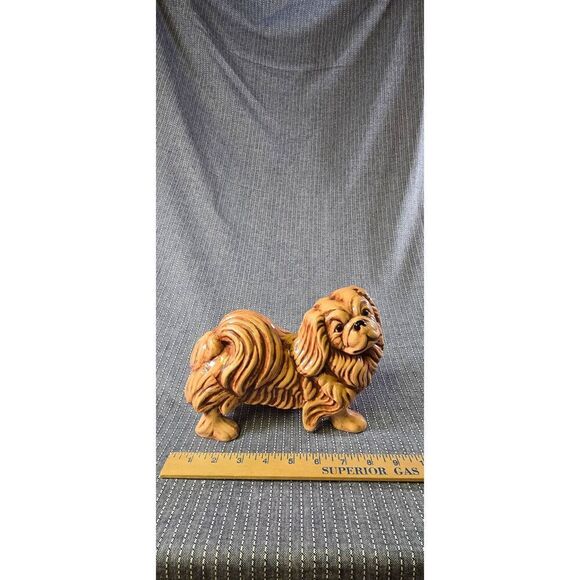 Vintage Porcelain Pekingese Dog - Picture 10 of 11